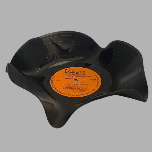 The 'Viking’ Vinyl Record Bowl