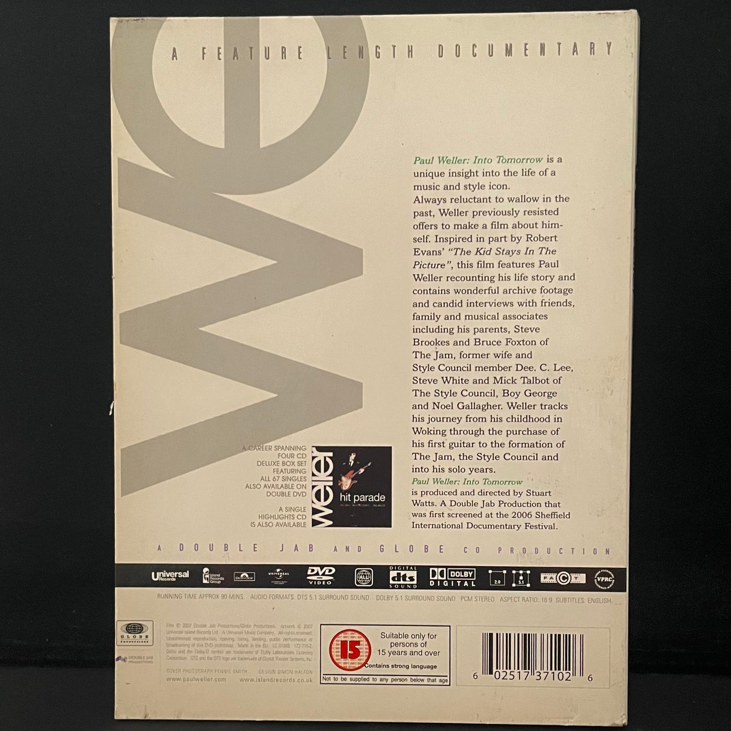 Weller – Into Tomorrow - USED DVD