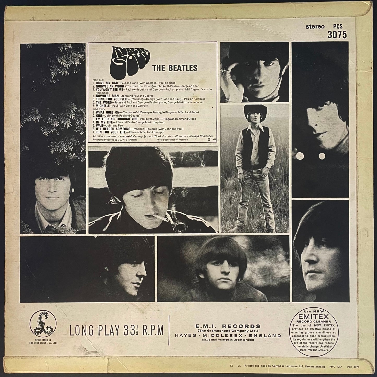 The Beatles – Rubber Soul - First Press - Stereo - USED Vinyl LP