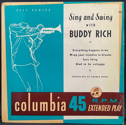 Buddy Rich – Sing And Swing With Buddy Rich – USED Vinyl 7" EP