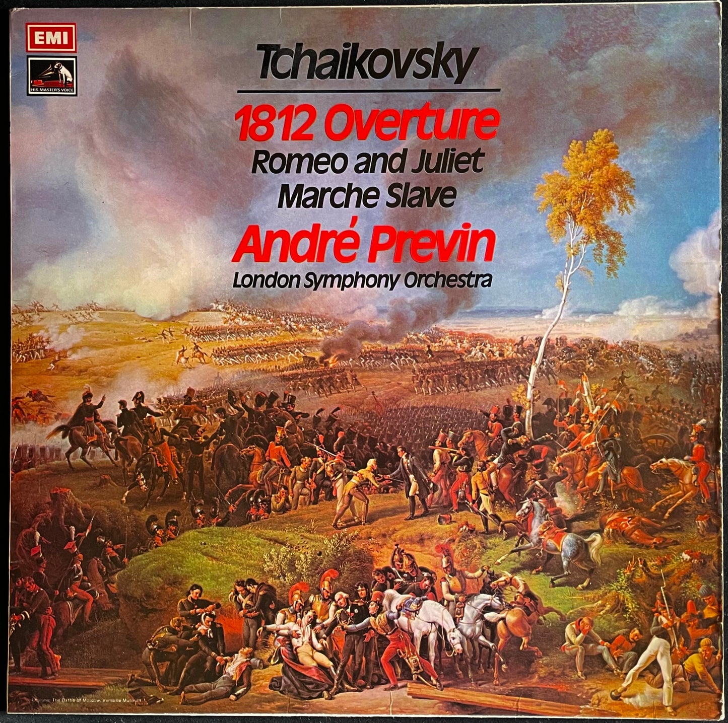 Tchaikovsky - André Previn – 1812 Overture, Romeo and Juliet, Marche Slave. - USED Vinyl LP