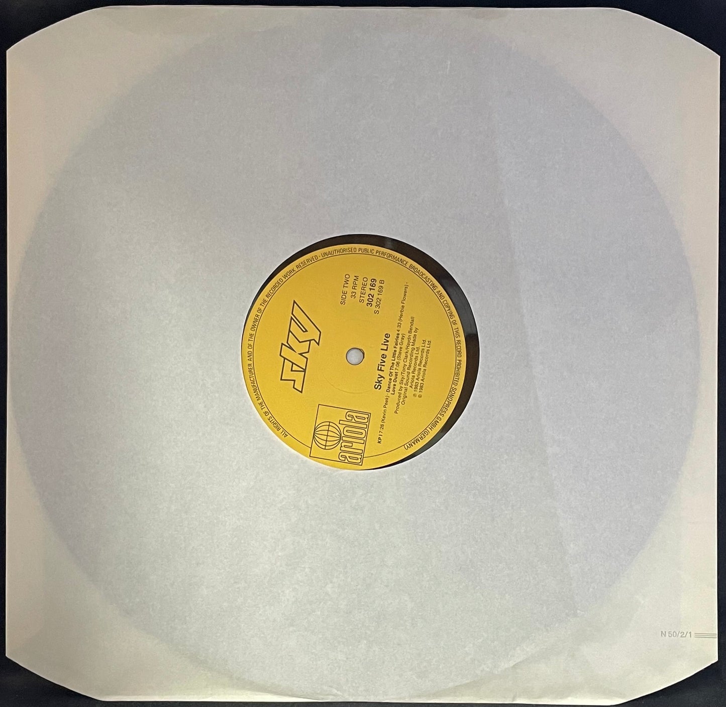 Sky – Sky Five Live - USED Vinyl 2LP