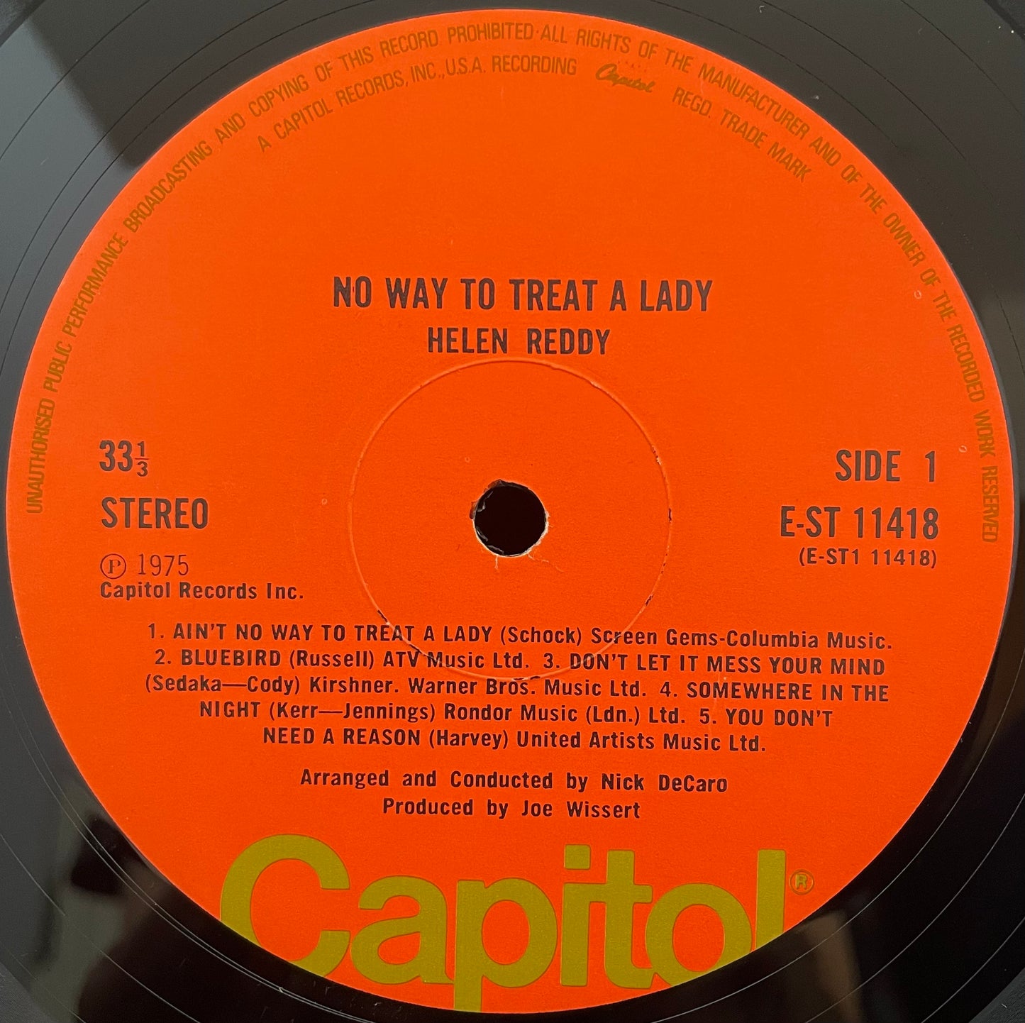 Helen Reddy – No Way To Treat A Lady – gebrauchte Vinyl-LP