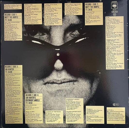 Ian Hunter – Shades Of Ian Hunter - The Ballad Of Ian Hunter & Mott The Hoople - USED Vinyl 2LP