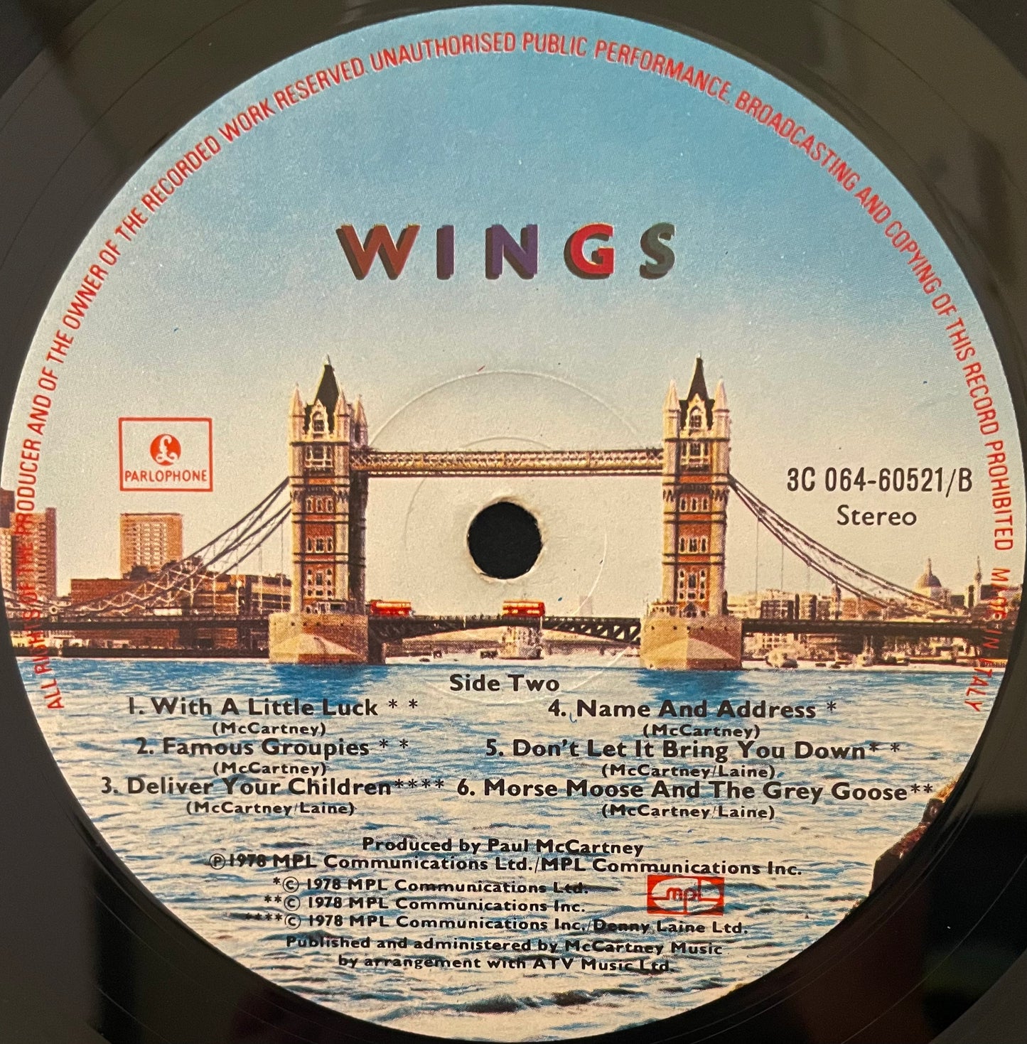 Wings – London Town - USED Vinyl LP