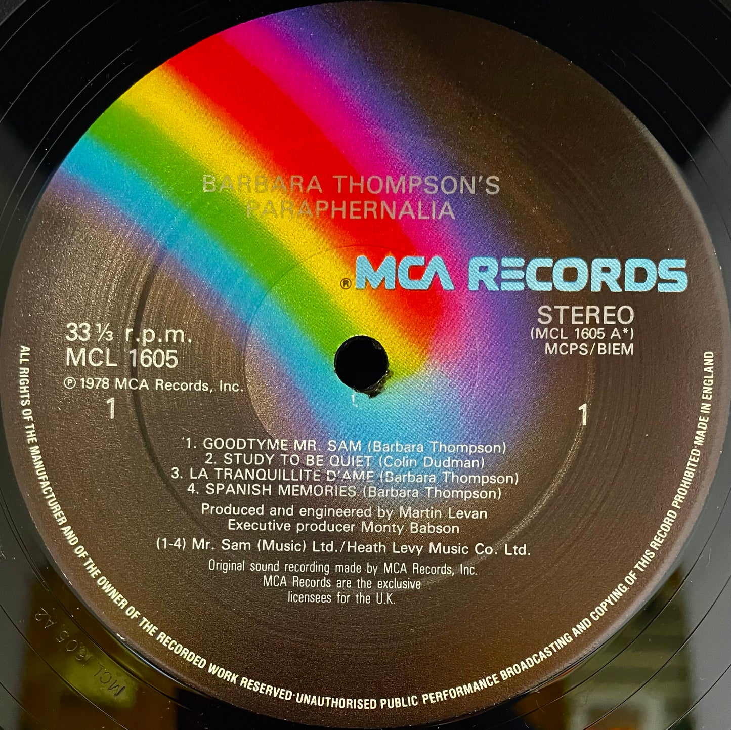 Barbara Thompson's Paraphernalia – Barbara Thompson's Paraphernalia - USED Vinyl LP