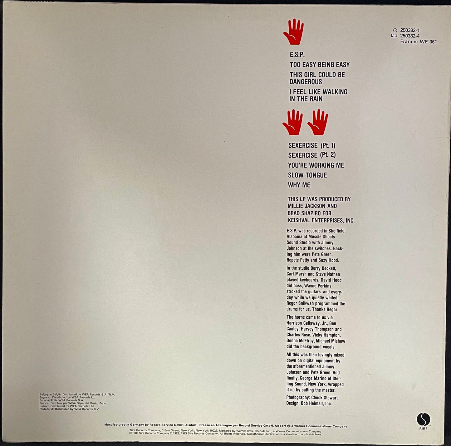 Millie Jackson – E.S.P. (Extra Sexual Persuasion) - USED Vinyl LP