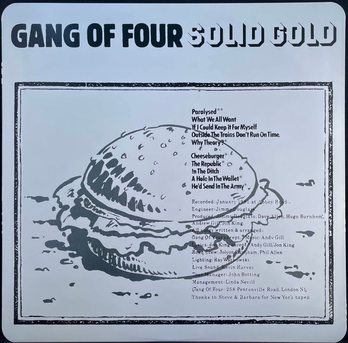 Gang Of Four – Solid Gold - USED Vinyl LP