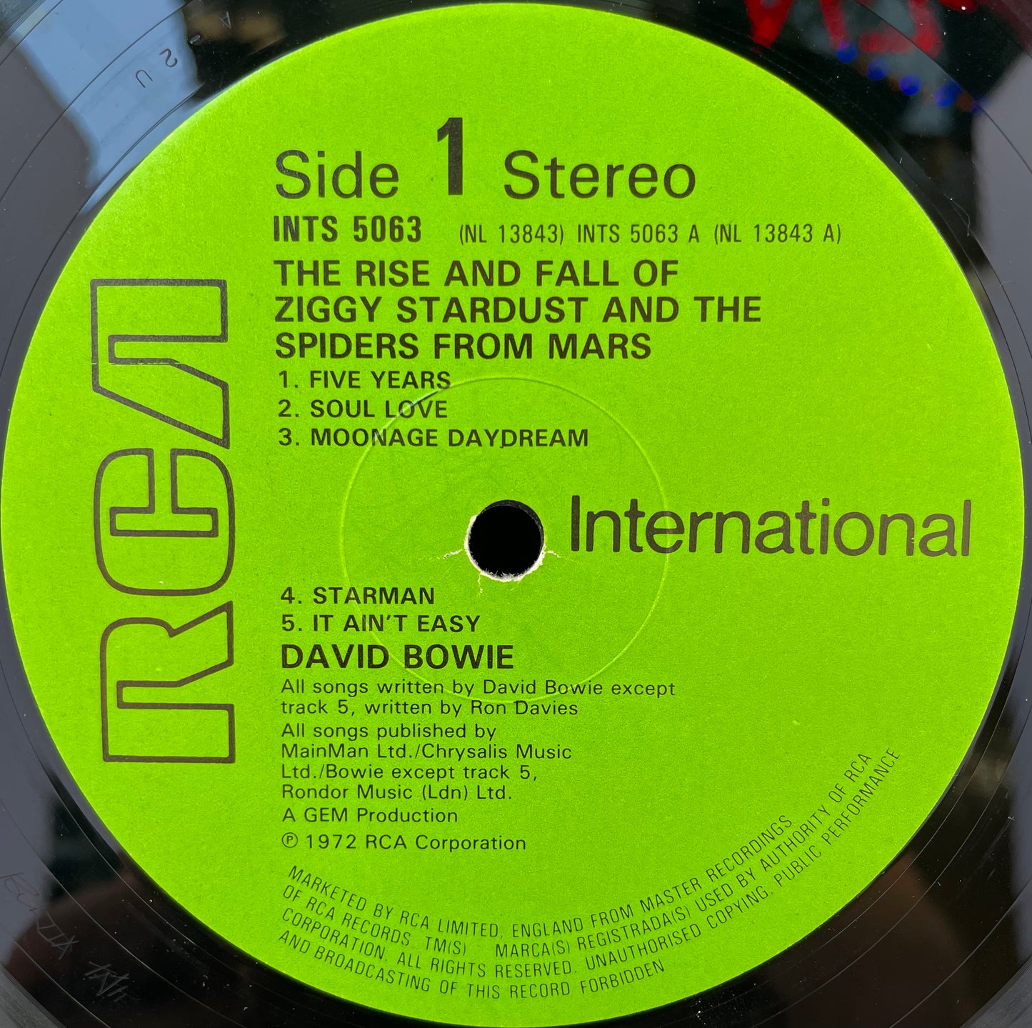 David Bowie – The Rise And Fall Of Ziggy Stardust And The Spiders From Mars - USED Vinyl LP