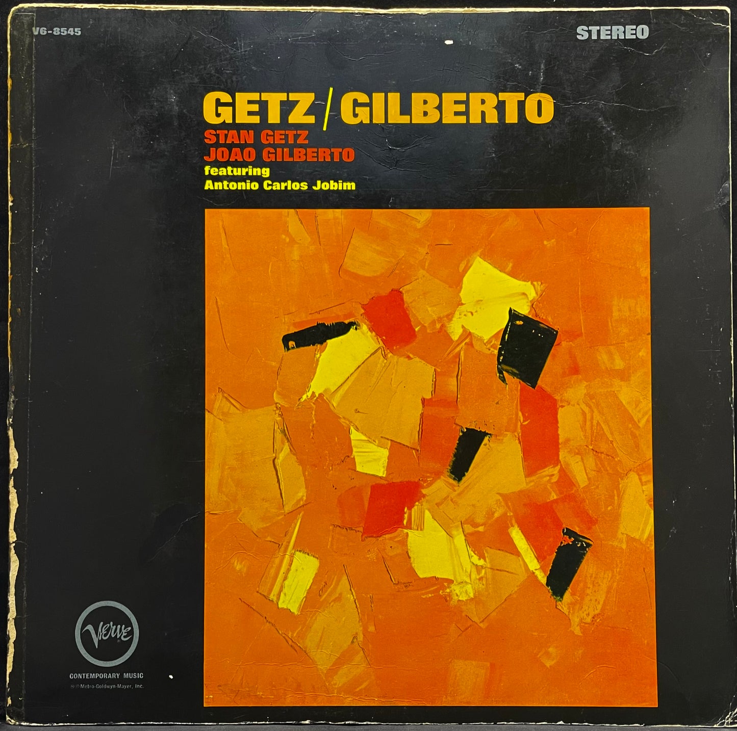 Stan Getz / João Gilberto Featuring Antonio Carlos Jobim – Getz / Gilberto - USED Vinyl LP