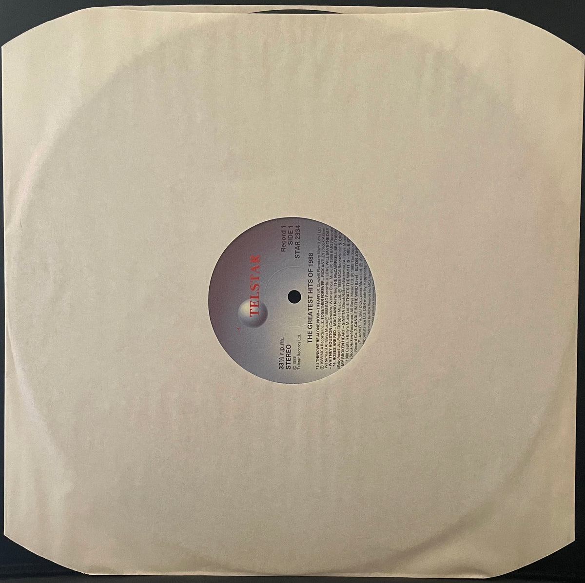 Various – The Greatest Hits Of 1988 - USED Vinyl 12" 2LP