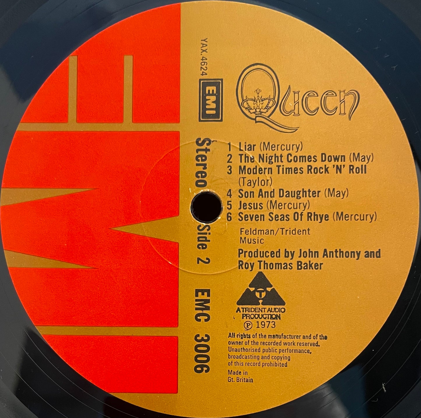 Queen ‎– Queen - USED Vinyl LP