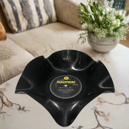 The 'Help’ 12" Vinyl Record Bowl