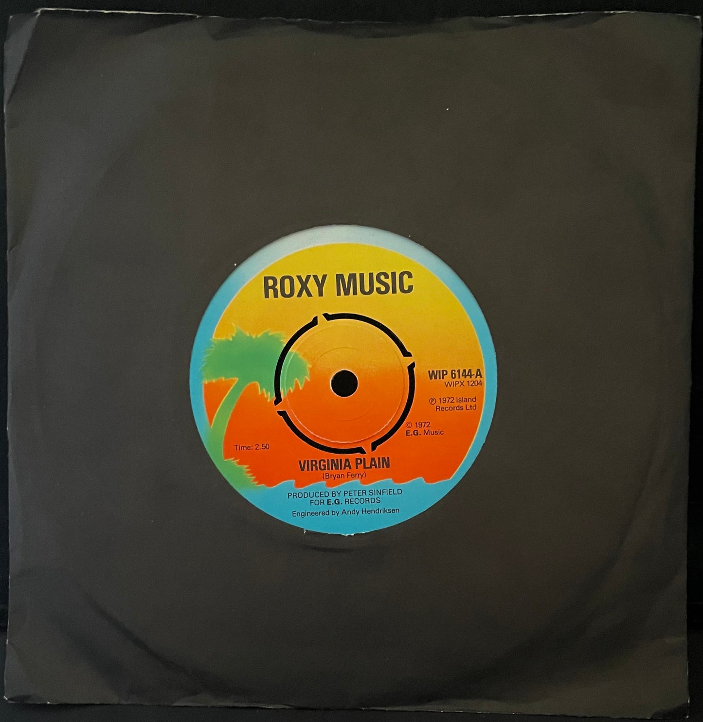 Roxy Music – Virginia Plain - USED Vinyl 7" Single