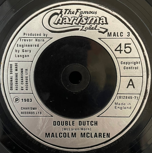 Malcolm McLaren – Double Dutch – gebrauchte 7"-Vinyl-Single