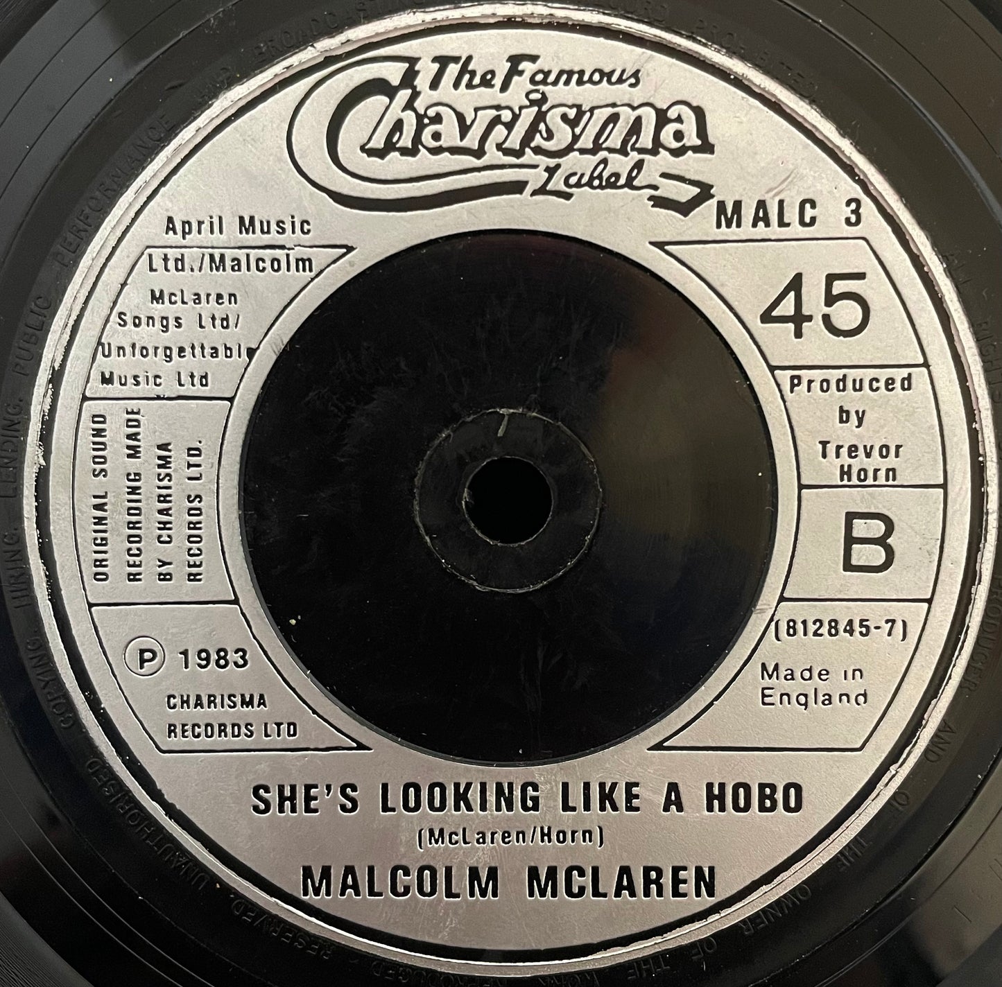 Malcolm McLaren – Double Dutch – gebrauchte 7"-Vinyl-Single