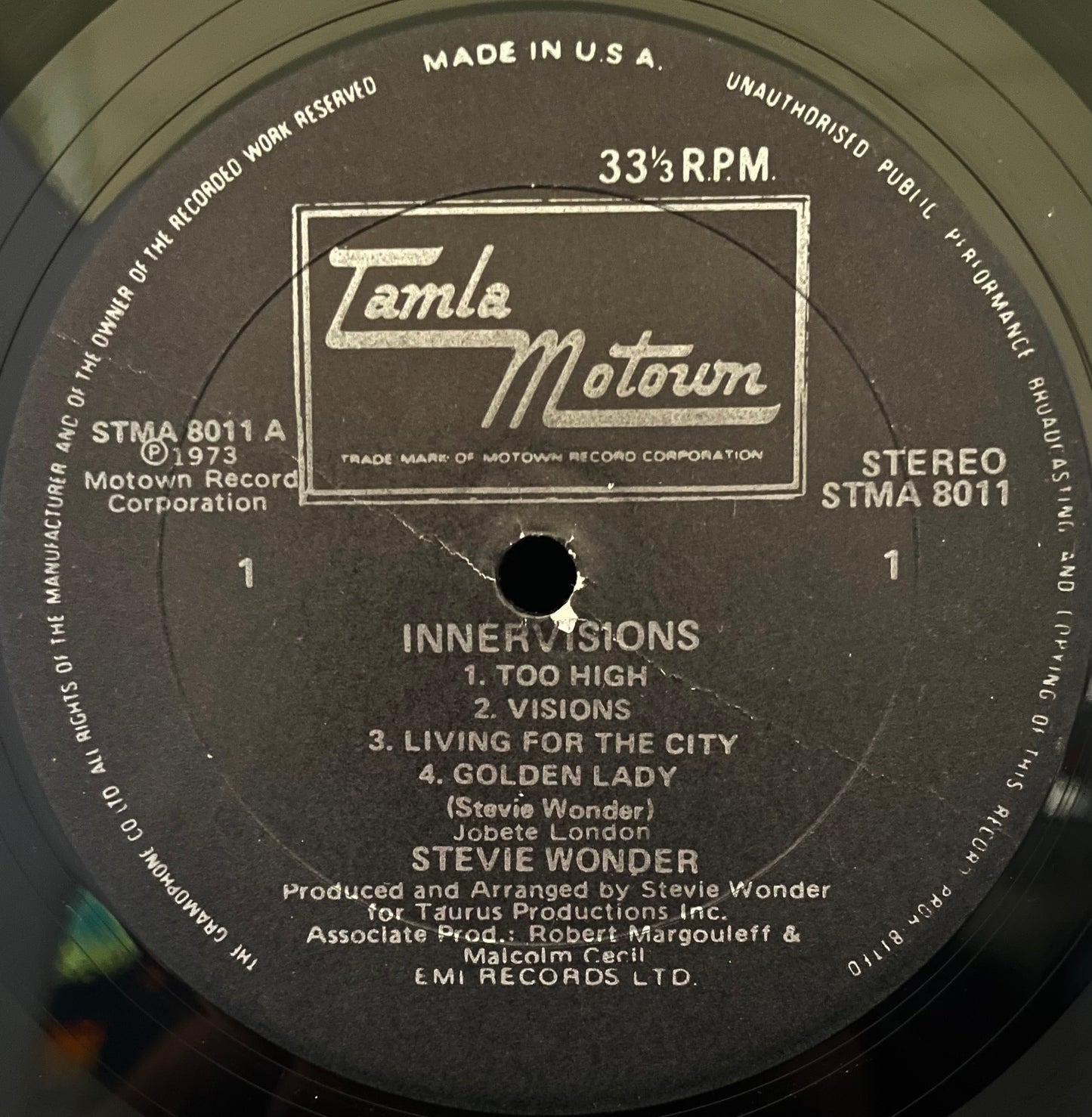 Stevie Wonder – Innervisions - USED Vinyl LP