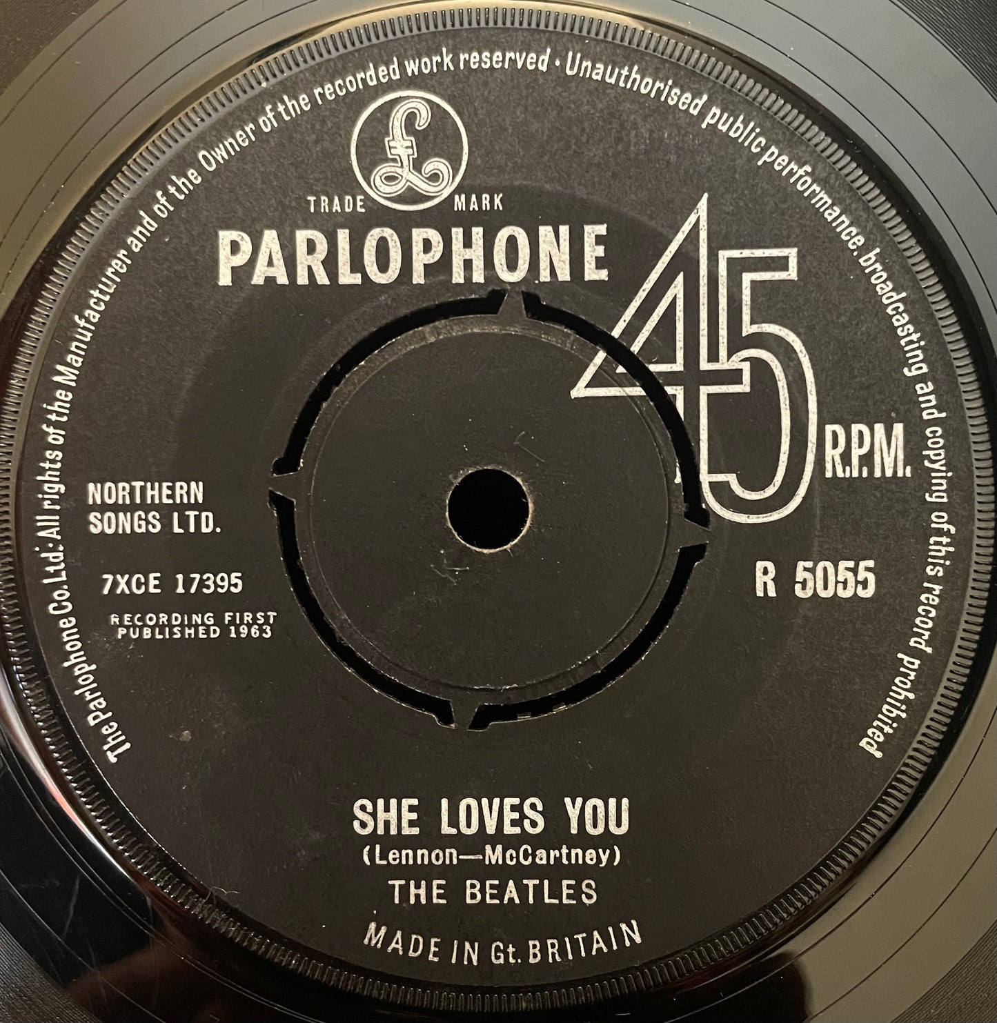 The Beatles – She Loves You - USED Vinyl 7" Single