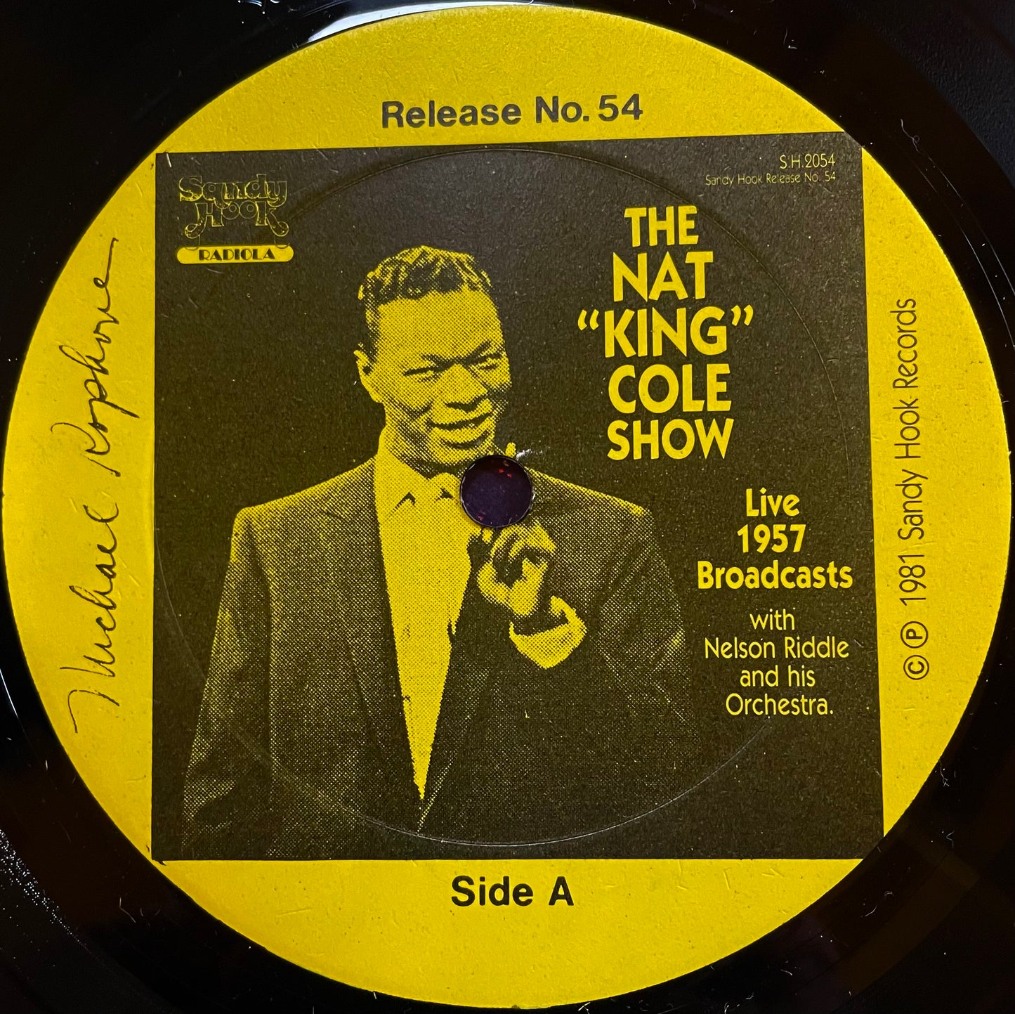 Nat King Cole, Nelson Riddle – The Nat King Cole Show~Live 1957 Broadcasts - USED Vinyl LP MONO