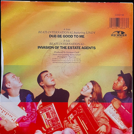 Beats International – Dub Be Good To Me - USED Vinyl 7" Single