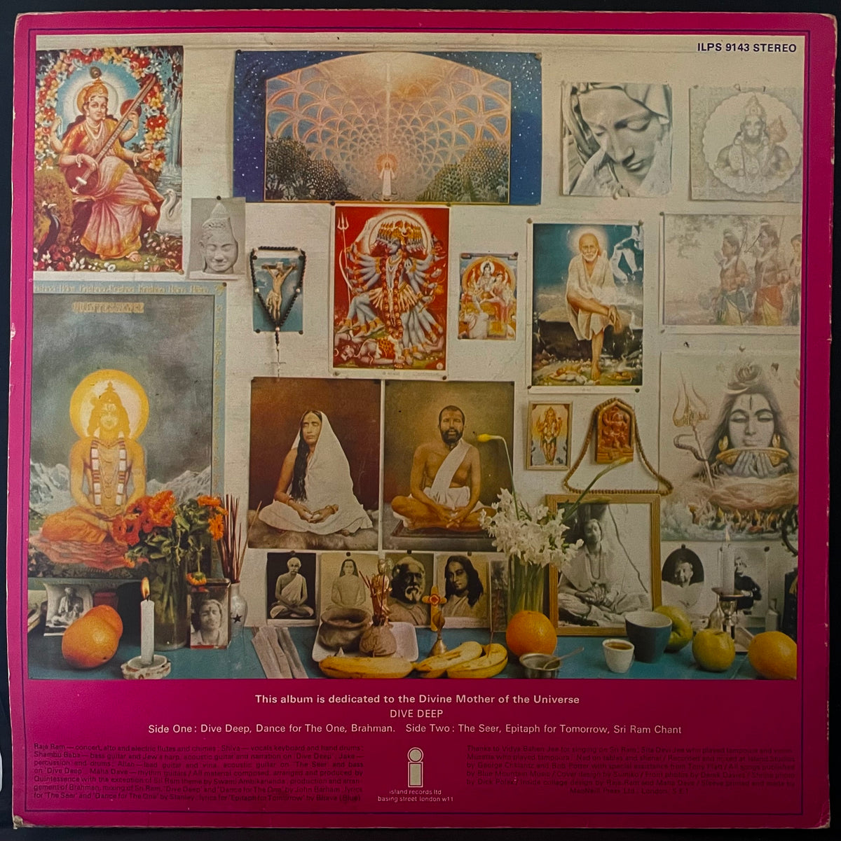 Quintessence – Dive Deep - USED Vinyl 12" LP
