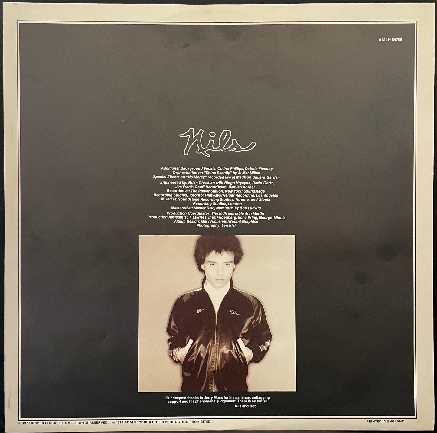 Nils Lofgren – Nils - USED Vinyl LP