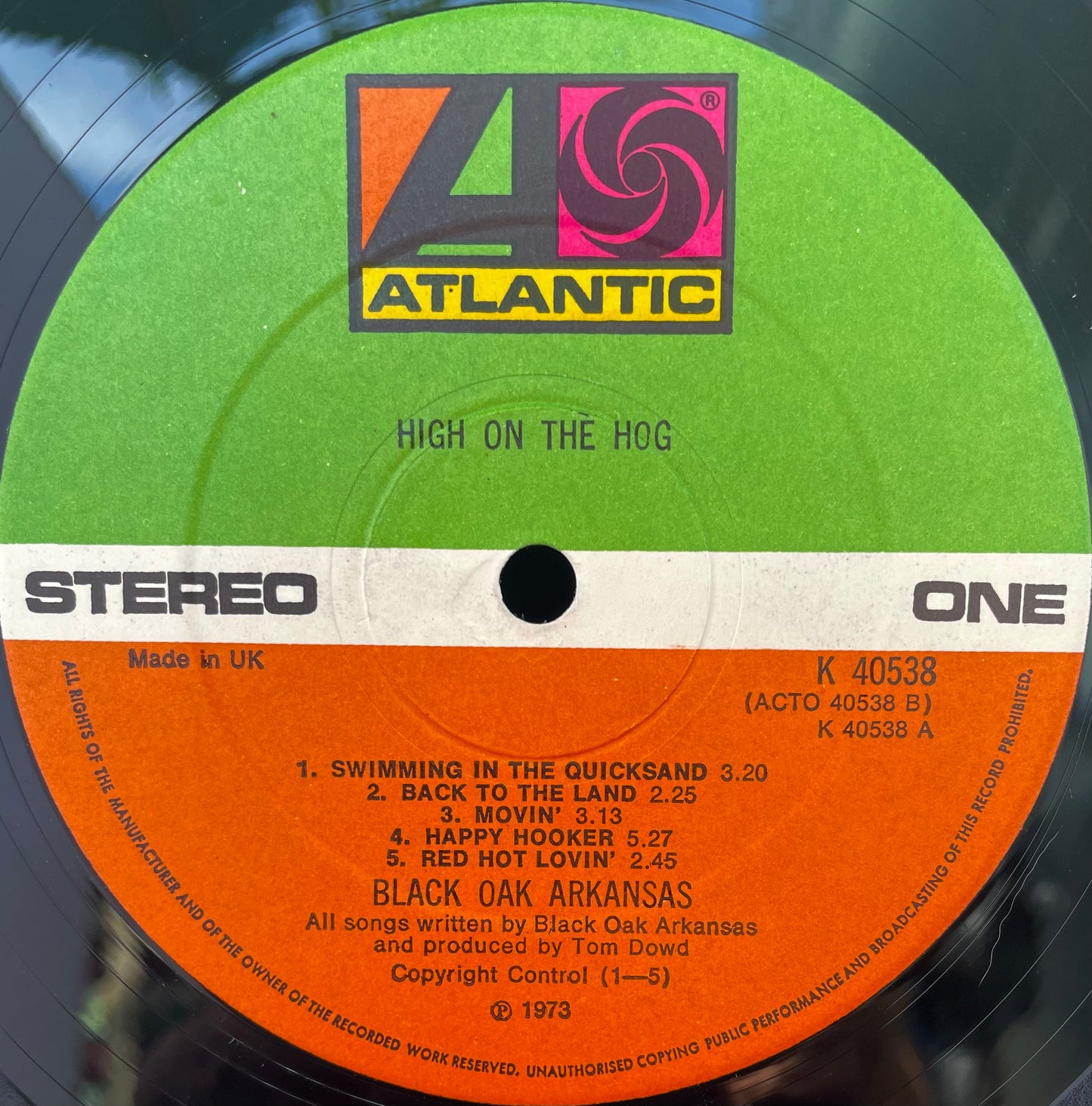 Black Oak Arkansas – High On The Hog - USED Vinyl LP