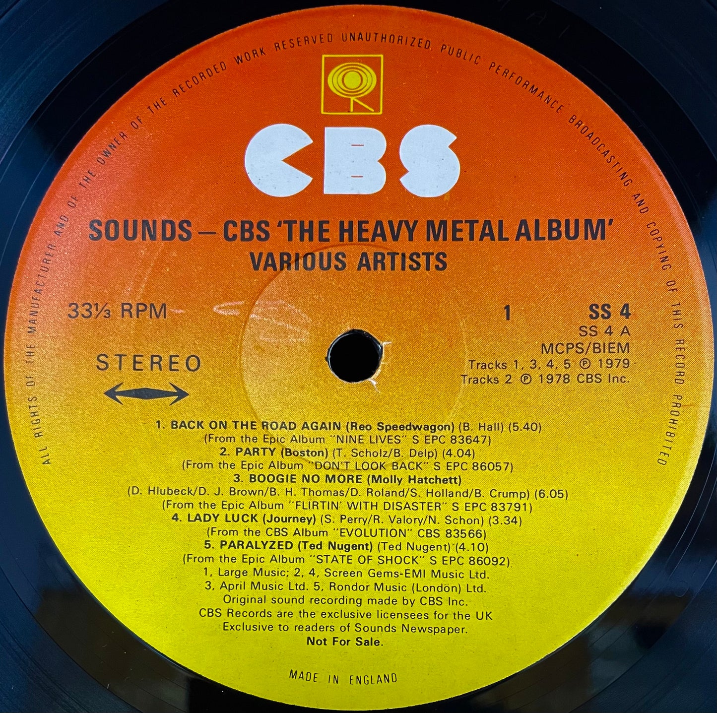 Various – The Heavy Metal Album - USED Vinyl LP