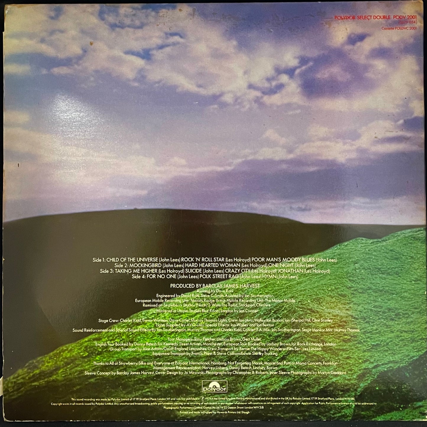 Barclay James Harvest – Live Tapes - USED Vinyl 2LP