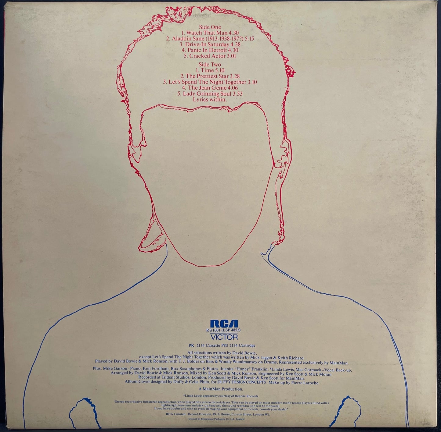 David Bowie – Aladdin Sane - USED Vinyl LP