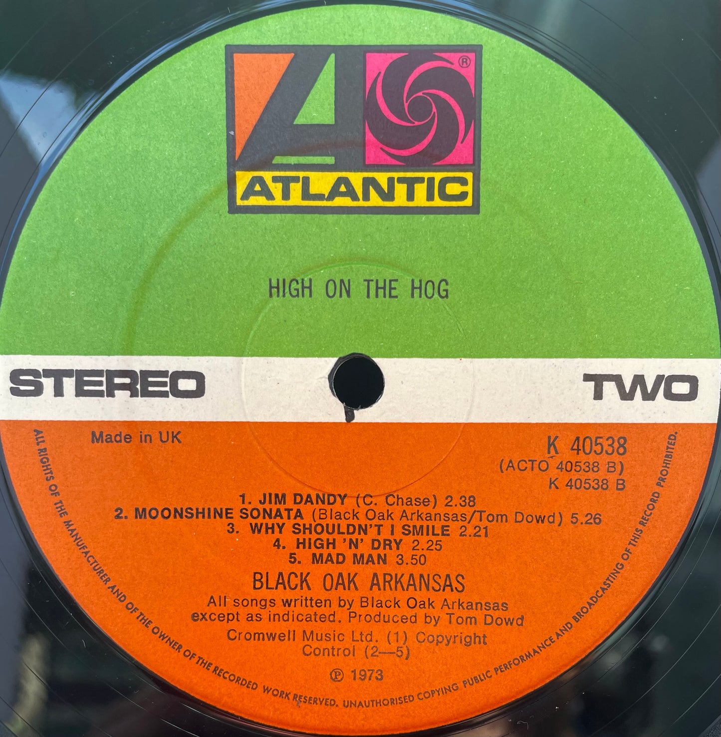 Black Oak Arkansas – High On The Hog - USED Vinyl LP