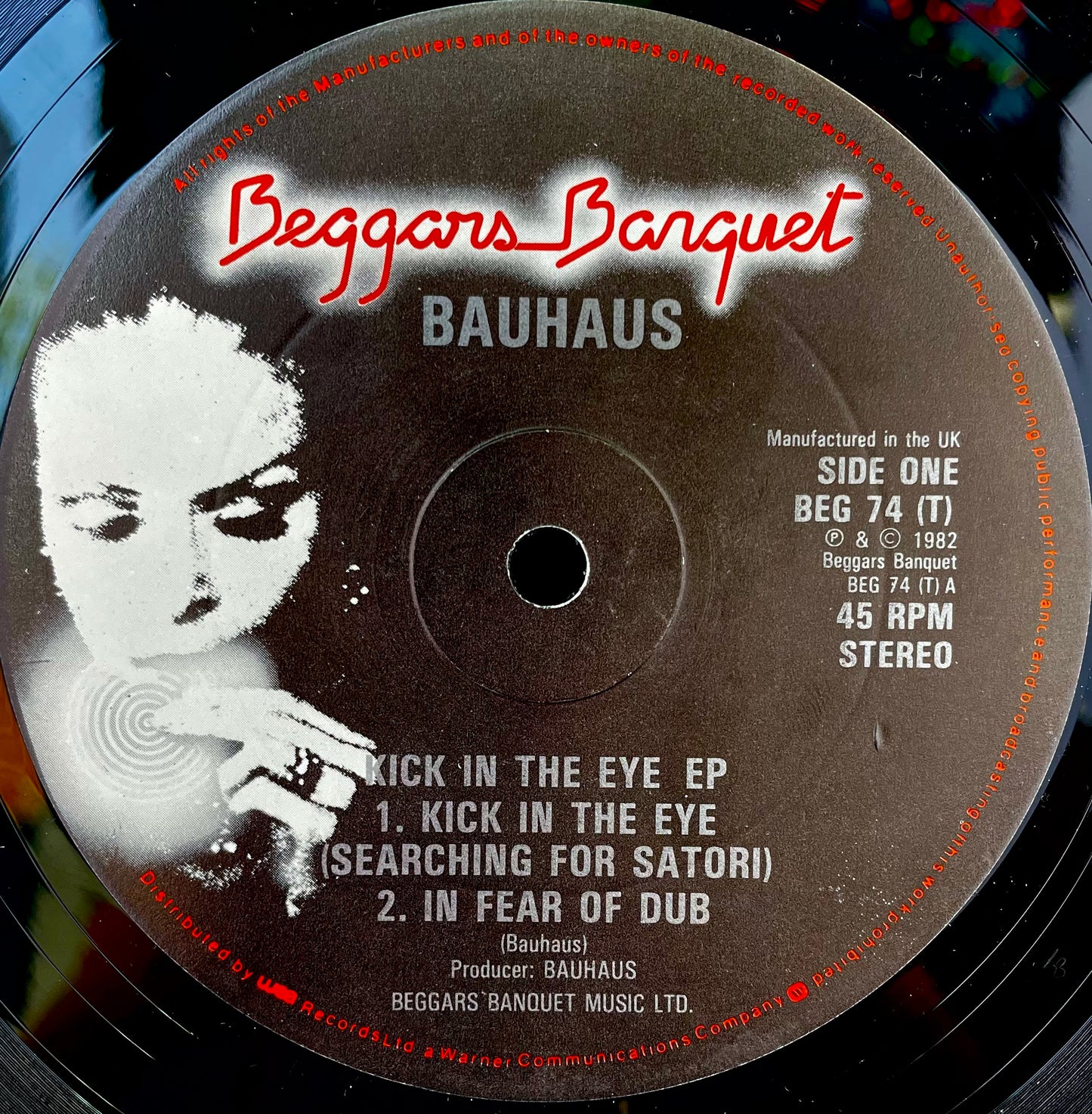 Bauhaus – Kick In The Eye (Searching For Satori) - USED 12" Vinyl EP