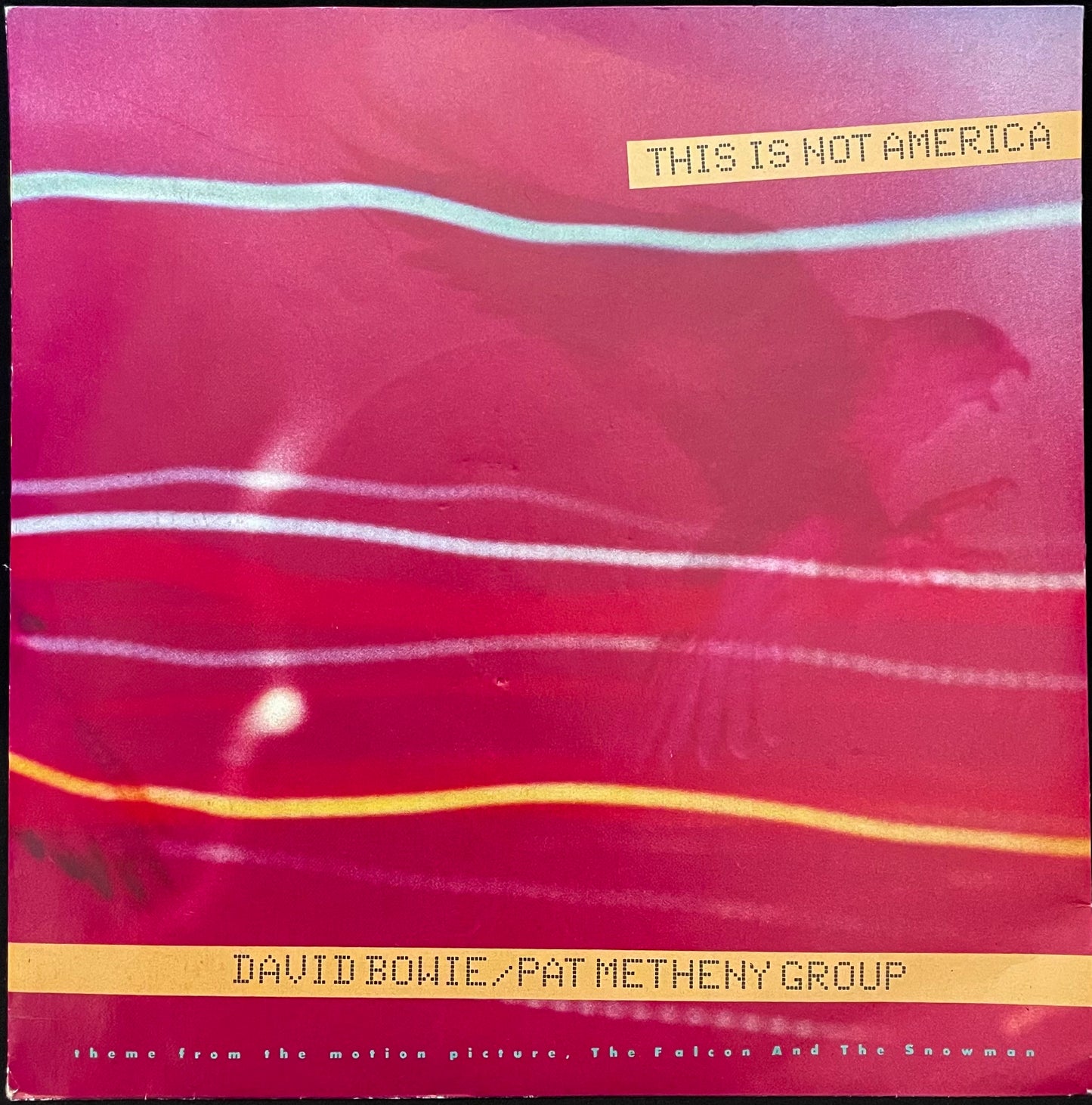 David Bowie / Pat Metheny Group – This Is Not America - USED Vinyl 7" Single