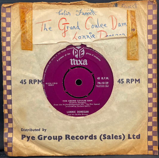 Lonnie Donegan And His Skiffle Group ‎– Nobody Loves Like An Irishman– USED Vinyl 7" Single