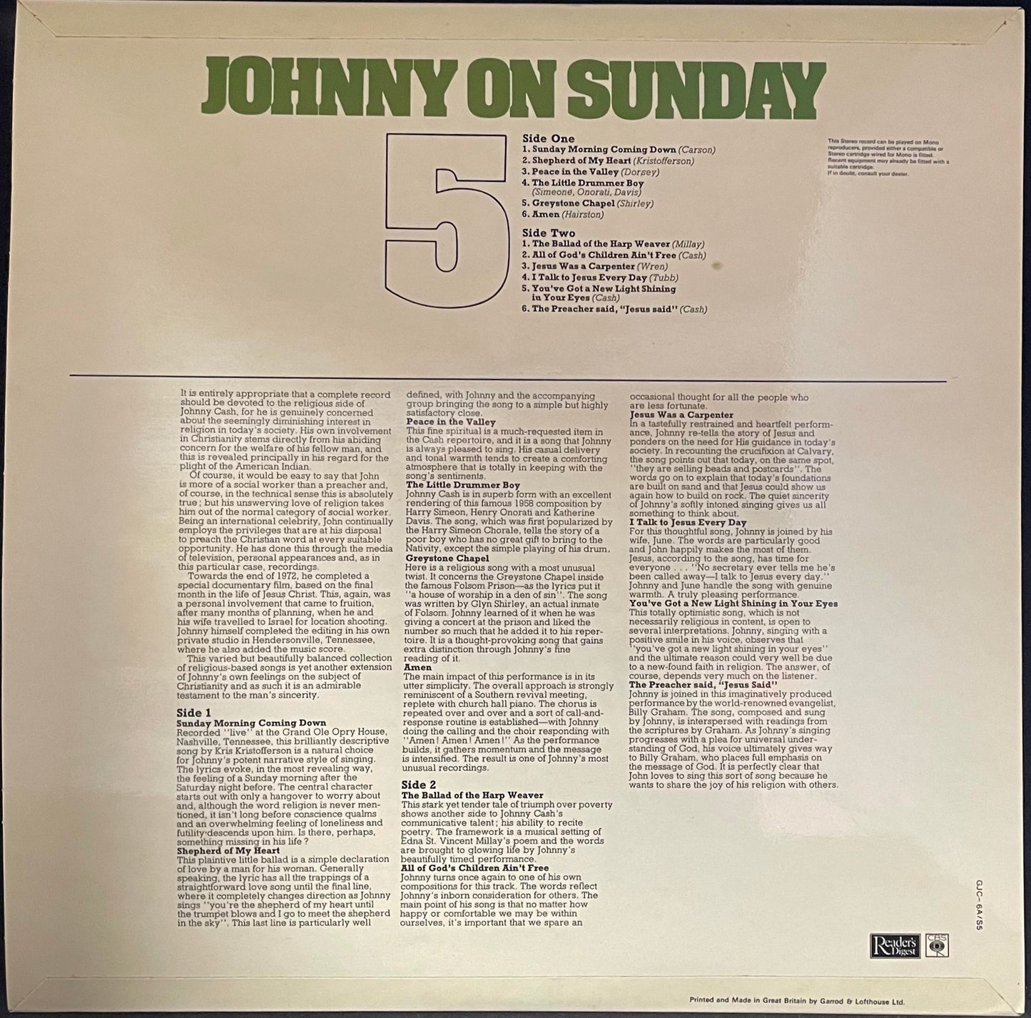 Johnny Cash – The Best Of Johnny Cash - USED Vinyl 6LP Box Set