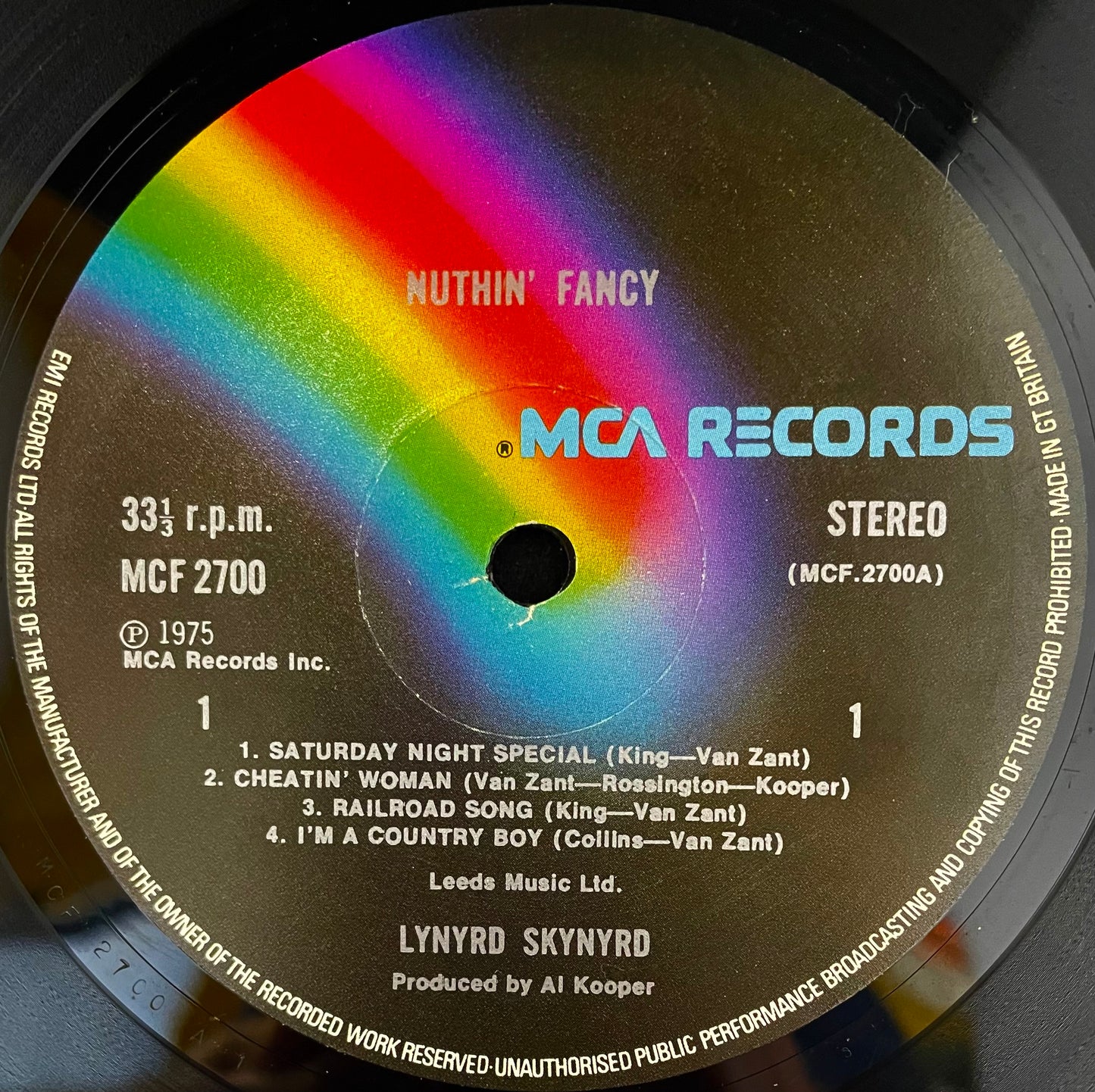 Lynyrd Skynyrd – Nuthin' Fancy - USED Vinyl LP