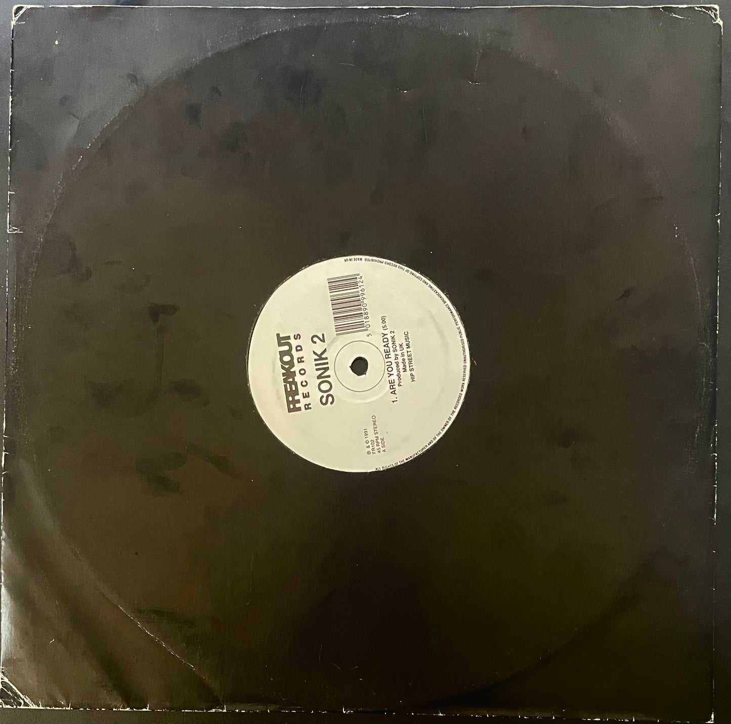 Sonik 2 – Are You Ready - USED Vinyl 12" Single