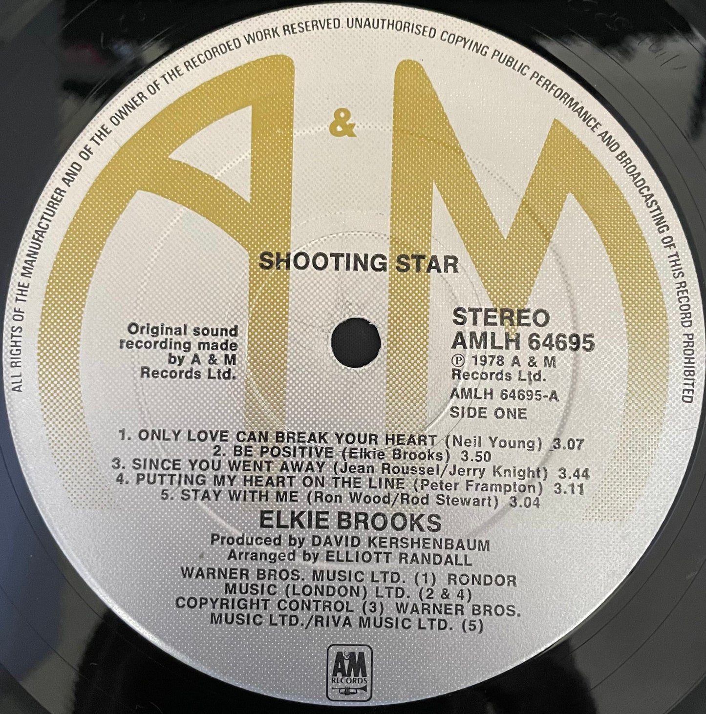 Elkie Brooks – Shooting Star - USED Vinyl LP