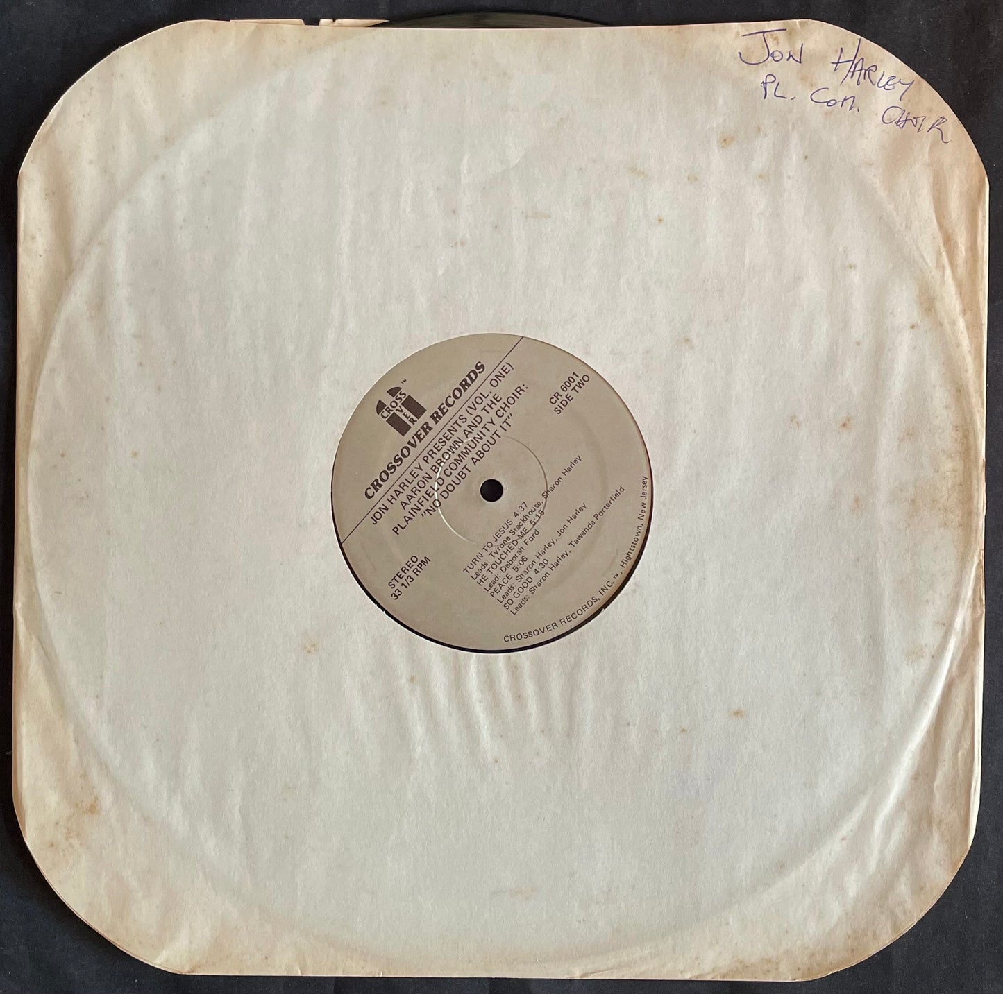 Jon Harley, Aaron Brown – No Doubt About It - USED Vinyl LP