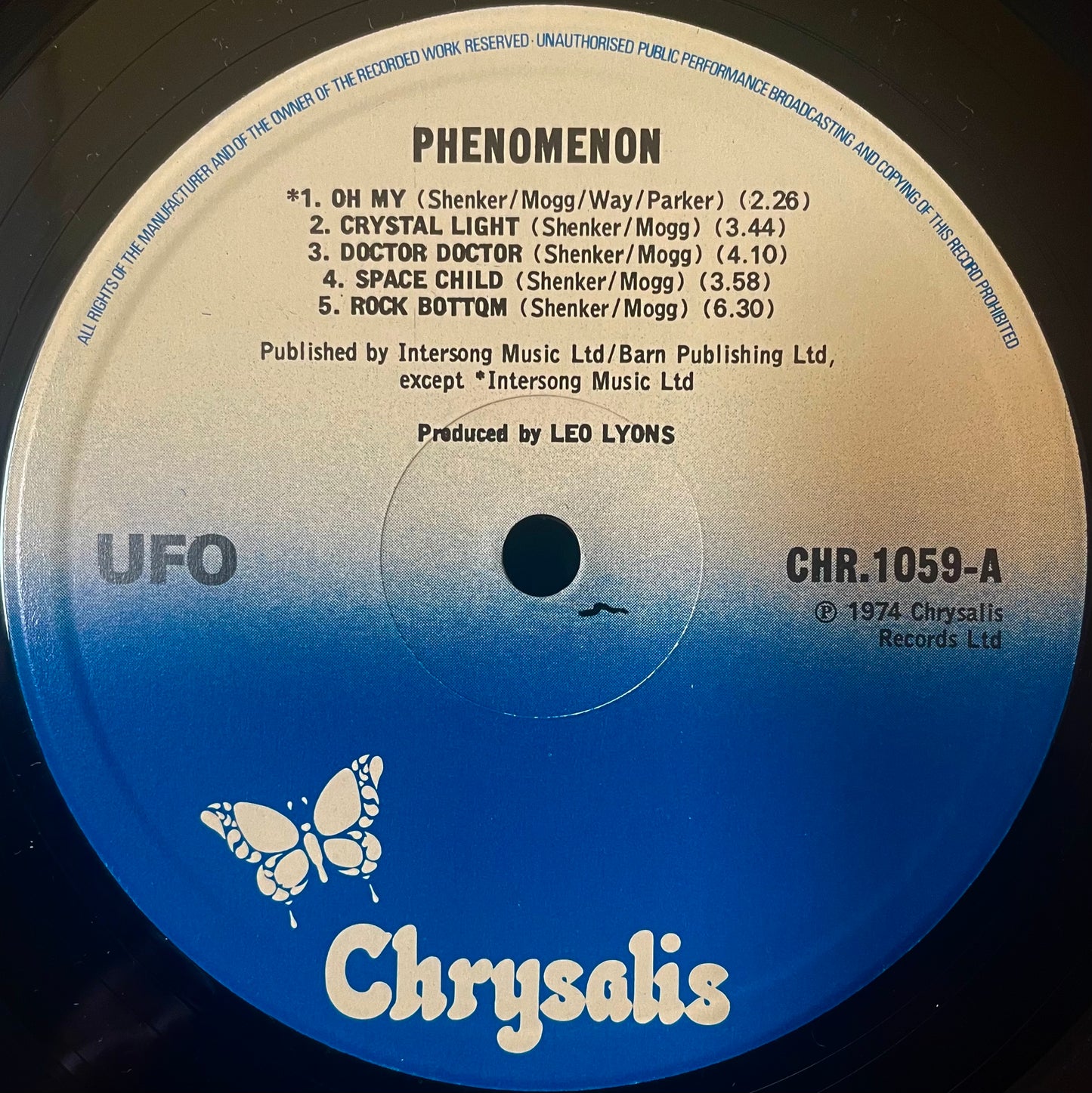 UFO – Phenomenon - USED Vinyl LP