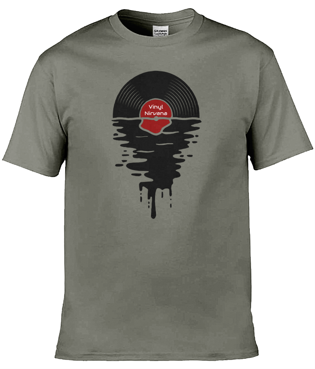 Camiseta Vinyl Nirvana - Gildan Softstyle 