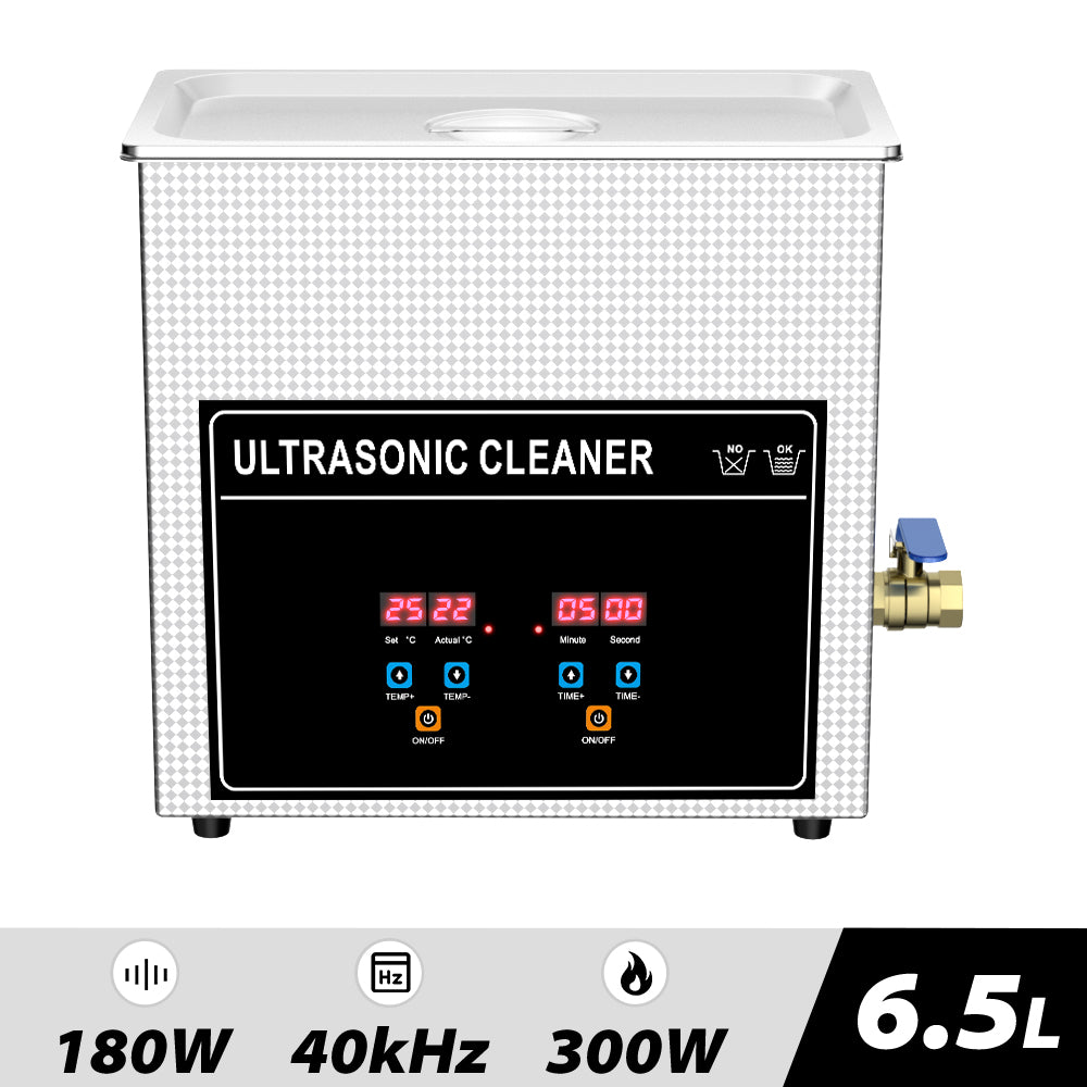 6L Ultrasonic Vinyl Record Cleaner Machine With Lifting Bracket for 12",10" & 7" Record Cleaning