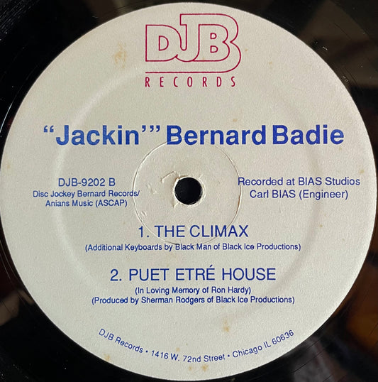 "Jackin'" Bernard Badie – I Wanna Be Free - USED Vinyl 12" EP