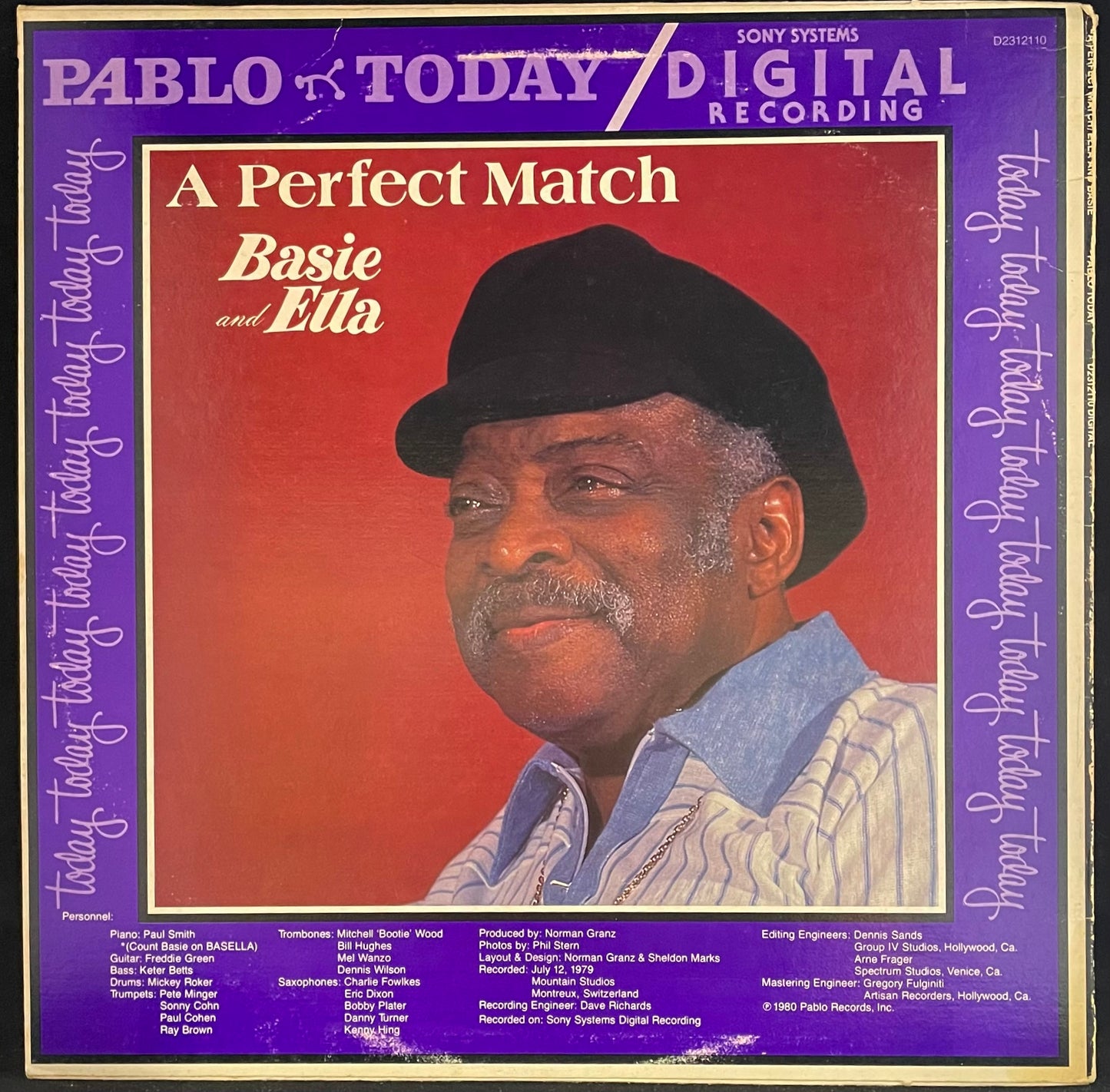 Ella And Basie – A Perfect Match - USED Vinyl LP RED