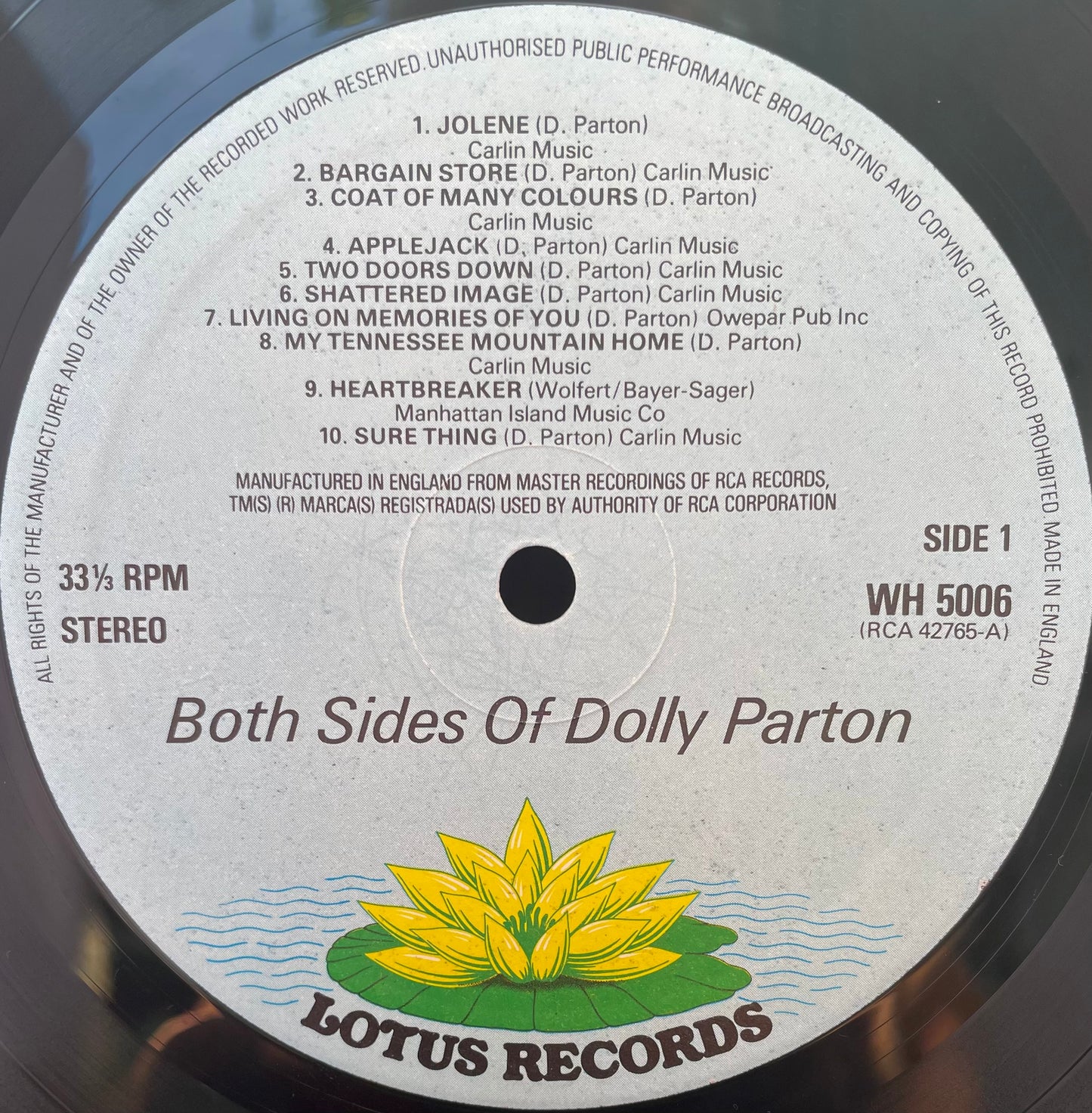 Dolly Parton – Both Sides Of Dolly Parton - USED Vinyl LP