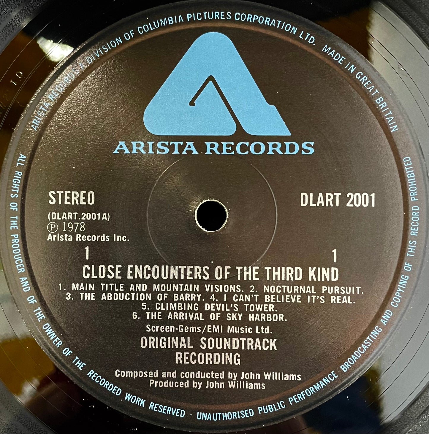 John Williams – Close Encounters Of The Third Kind (Original Motion Picture Soundtrack) - USED Vinyl LP