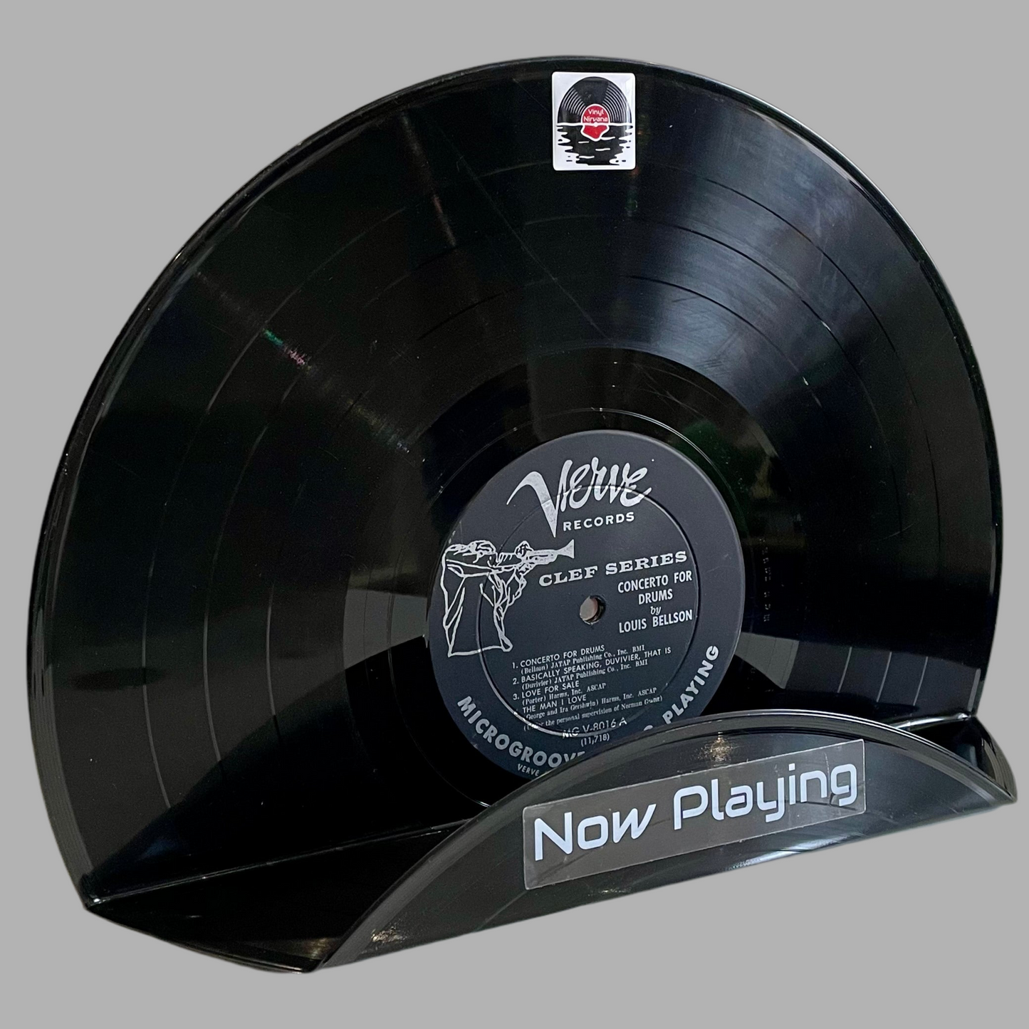 The ‘Verve’ Vinyl Record ‘Now Playing’ Record Stand