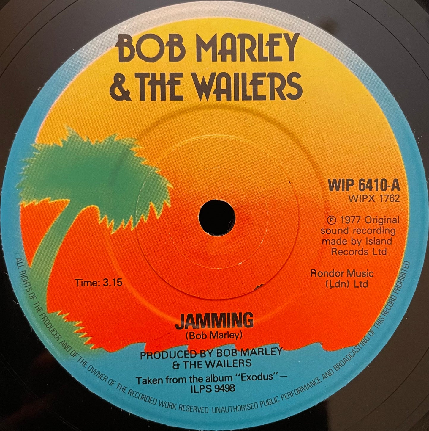Bob Marley & The Wailers – Jamming - USED Vinyl 7" Single