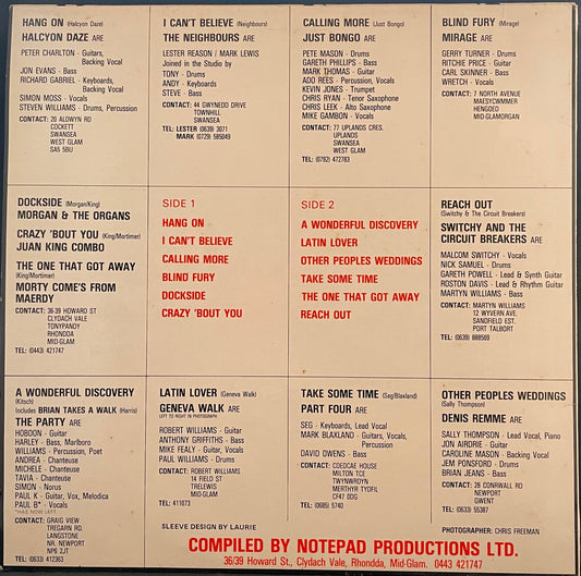 Various ‎– Notepad Productions 'Volume' I – USED Vinyl LP VERY RARE