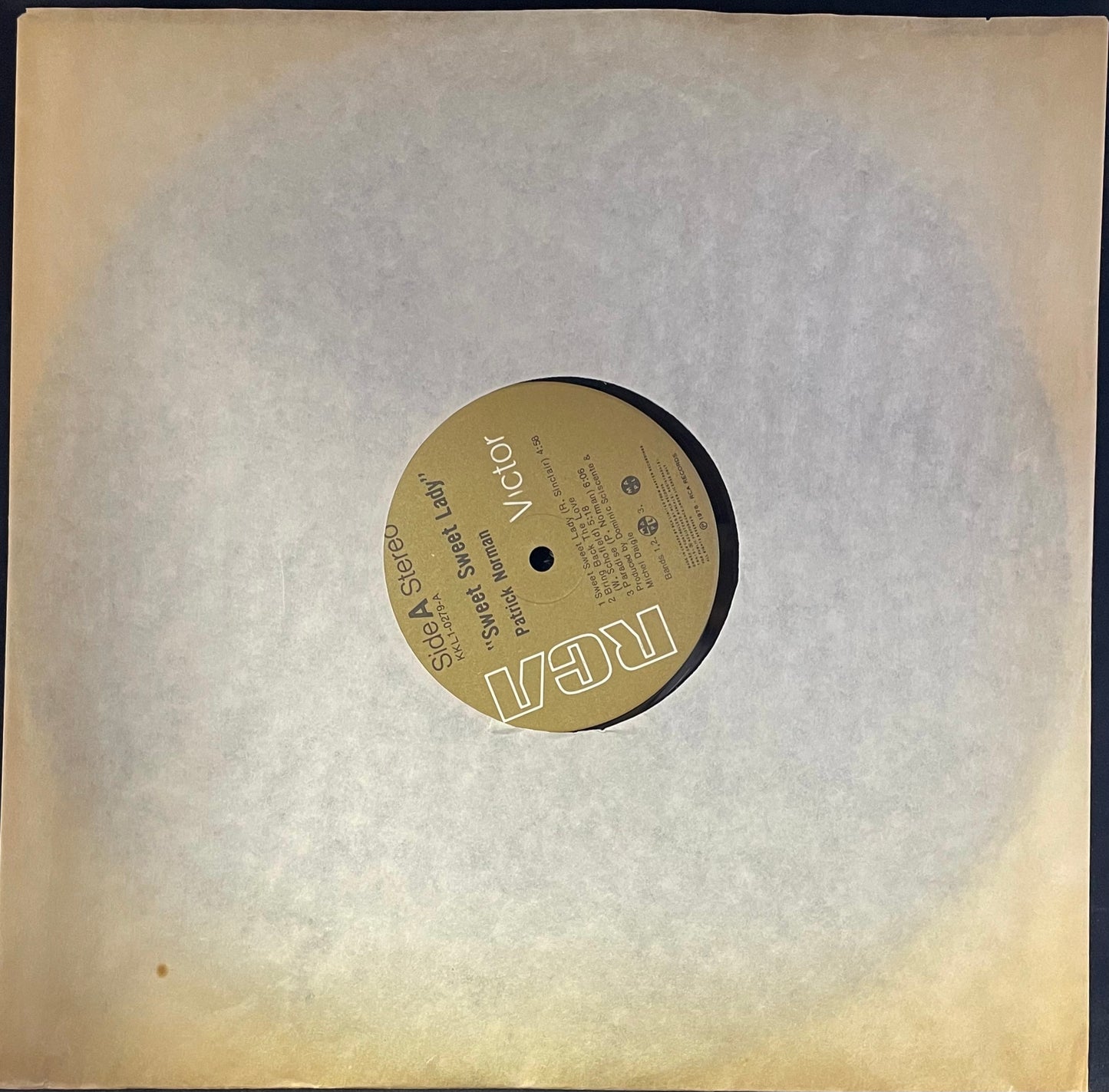 Patrick Norman – Sweet Sweet Lady - USED Vinyl LP